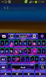 Fluorescent Keyboard