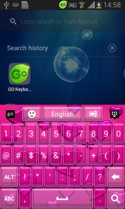 Go Keyboard Pink Love Free