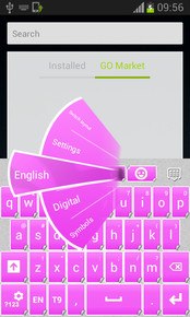 Pink Keyboard Stickers