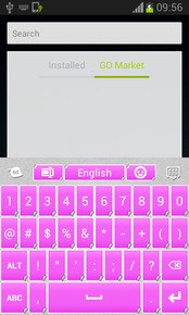 Pink Keyboard Stickers