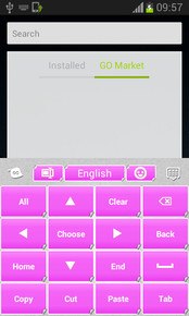 Pink Keyboard Stickers