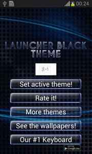Go Launcher Black Theme