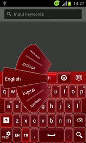 GO Keyboard Theme Red