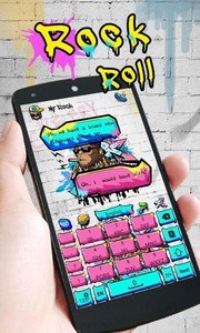 Rock Roll GO Keyboard Theme