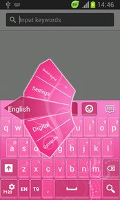 Pink Key Tones Keyboard