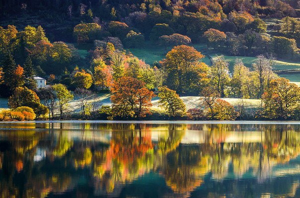 Coniston Water In Autumn
