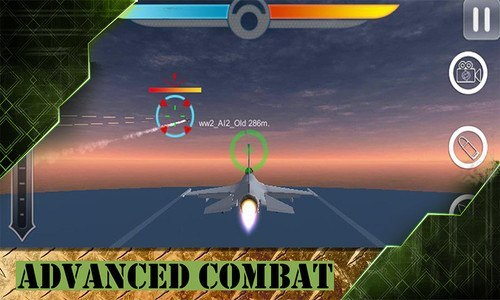 F16 jet Fighter War Missile