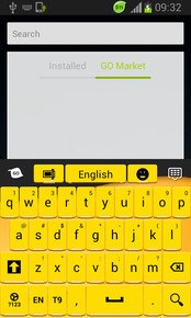 Keyboard for Android Yellow