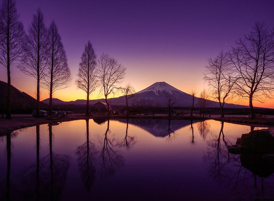 View Of Mount Fuji From Lake Kawaguchi