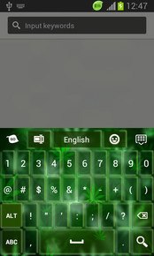 GO Keyboard Weeds Themes