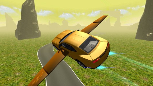 Flying Muscle Car Simulator 3D