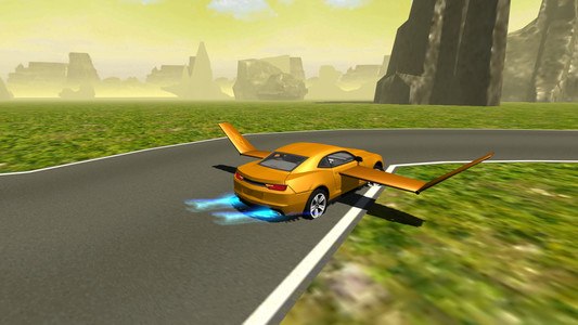 Flying Muscle Car Simulator 3D