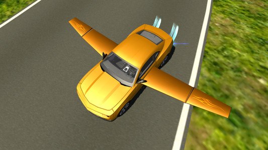 Flying Muscle Car Simulator 3D