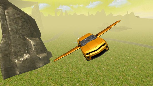 Flying Muscle Car Simulator 3D APK Free Simulation Android Game