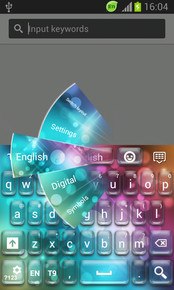 Colorful Bokeh Keyboard