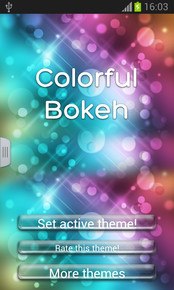 Colorful Bokeh Keyboard