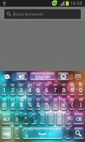 Colorful Bokeh Keyboard