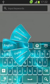 Cyan Keyboard