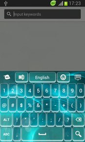 Cyan Keyboard