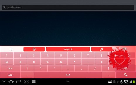 Red Love Keyboard