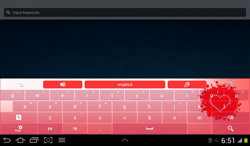Red Love Keyboard