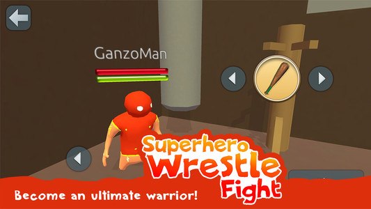 Superhero Wrestle Fight
