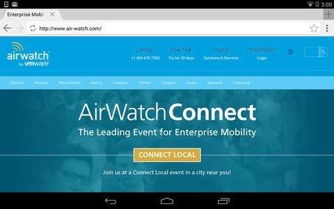 AirWatch Browser