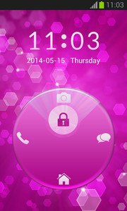 Pink Lock Screen