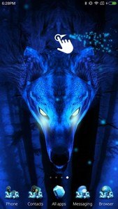Ice Wolf 3D Theme