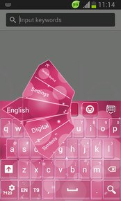 Pink Keyboard for Samsung