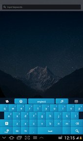 Soft Blue Keyboard