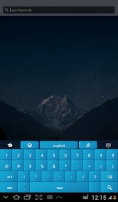 Soft Blue Keyboard