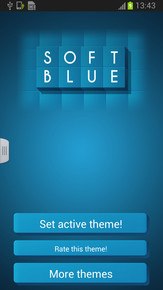 Soft Blue Keyboard