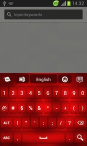 Red Glow Keyboard Free