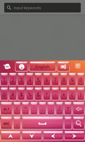 Pink Keyboard Color