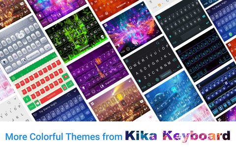 Tie Dye Themefor Kika Keyboard