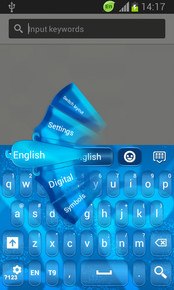 Blue Neon GO Keyboard Free