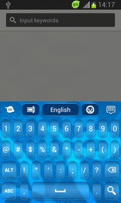 Blue Neon GO Keyboard Free