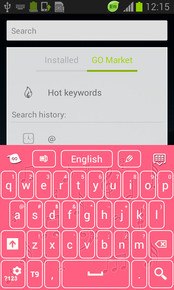 Pink Keyboard Music for GO