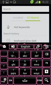 Keyboard Color Neon Pink