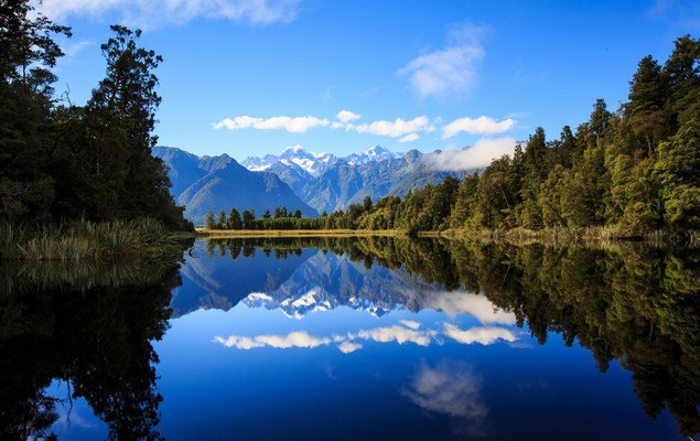 Lake Matheson New Zealand Wallpaper download - Lake Matheson HD ...