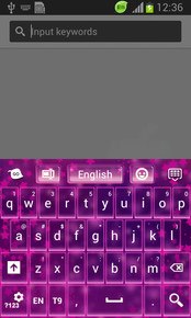 Pink Glitter Glam Keyboard