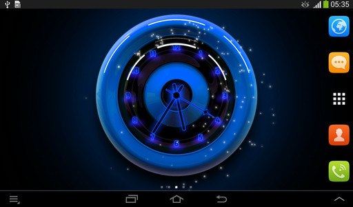 android digital clock download free low battery usage