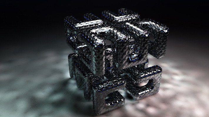 Metal Design Cube