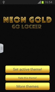 Neon Gold GO Locker