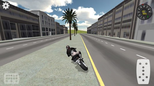 Fast Motorcycle Driver