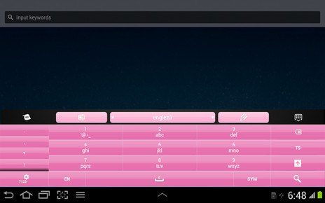 Black and Pink Keyboard Free