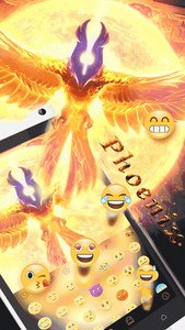 Phoenix Emoji Kika Keyboard