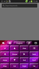 Purple Skin for Keypad