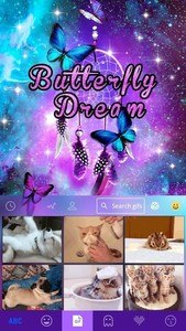 Butterfly Dream Kika Keyboard